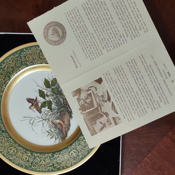 Vintage Ltd. Edt. Plate "Woodcock" - Picture 4 of 4
